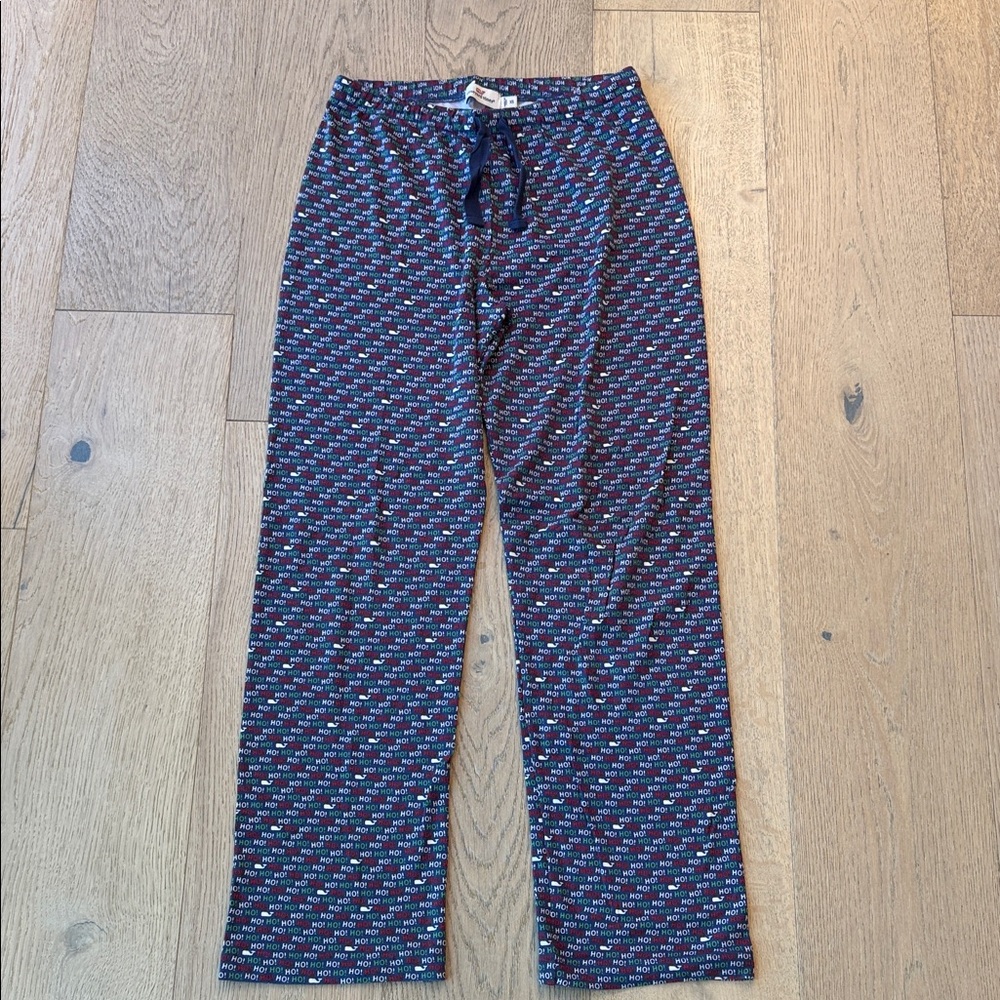 Vineyard Vines “Ho! Ho! Ho!” Women’s Whale Pajama Bottoms – Size XS – EUC
